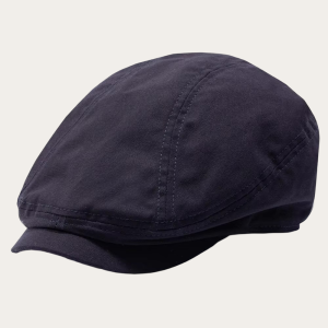 Casquette gavroche coton uni bleu marine