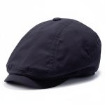 Casquette gavroche coton uni bleu marine studio