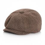 Casquette gavroche marron enfant studio