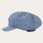 Casquette gavroche jean bleu ciel