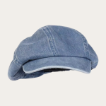Casquette gavroche jean bleu ciel