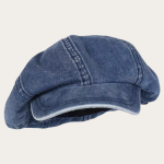 Casquette gavroche jean bleu moyen délavé