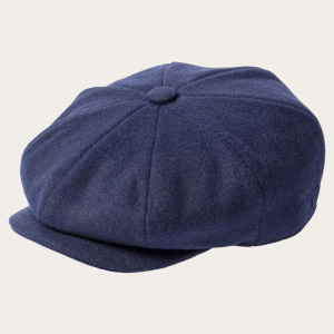 Casquette gavroche laine bleu marine
