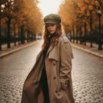 manequine mode portant casquette gavroche vert